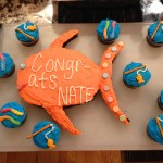 Fish-themed Cake and Cupcakes